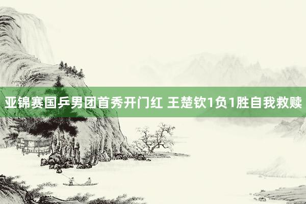 亚锦赛国乒男团首秀开门红 王楚钦1负1胜自我救赎